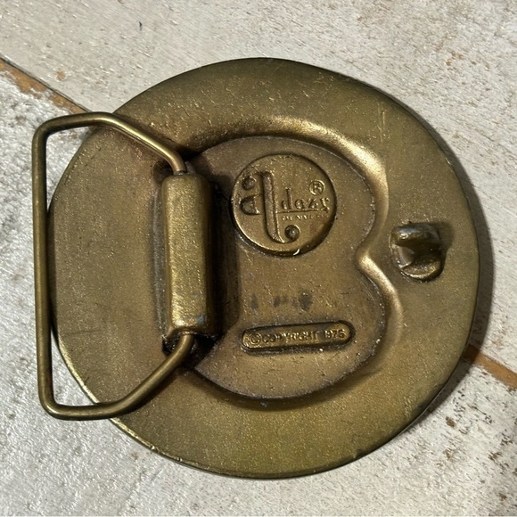 ❤️Vintage 1976 B.P.O.E. Belt Buckle (Elks) Brass - Picture 3 of 3